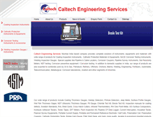 Tablet Screenshot of caltechindia.com